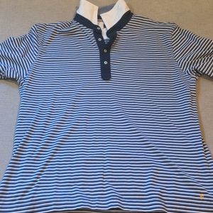 Men's Striped Polo